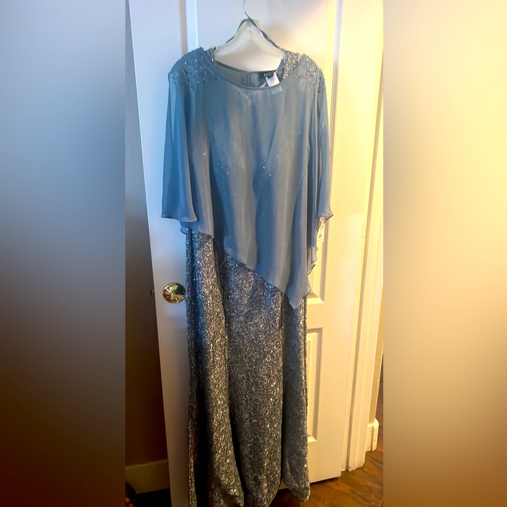 Gray blue dress brand new